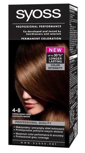 Plaukų dažai Syoss -, chocolate brown sp., Chocolate Brown 4-8