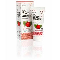 Remineralizuojantis dantų kremas be fluoro GC Tooth Mousse Recaldent, braškių skonio, 35 ml