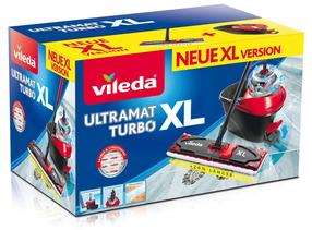 Põrandapesukomplekt Vileda Ultramat Turbo XL 161023, must v./punane v.