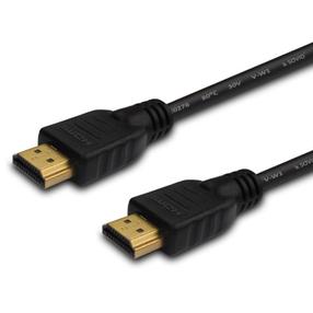 Vads Savio HDMI - HDMI CL-75 HDMI A male, HDMI A male, 20 m, melna krās.
