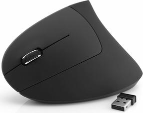 Bezvadu datora pele MediaRange MROS233, 2.4ghz wireless / usb, melna krās.
