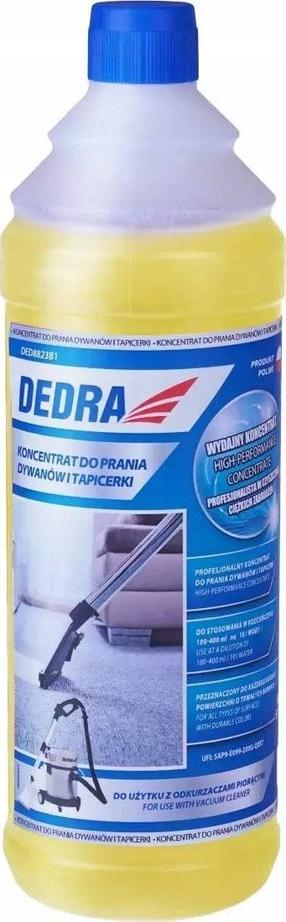 Vaipade ja polstri puhastusvahend Dedra Concentrate, 1 l