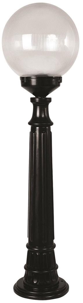 Brīvi stāvošs āra gaismeklis Opviq BSU-68160-BSY-M2-B, 60W, E27, IP65, melna krās., 25 cm x 90 cm