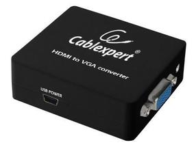 Adapteris Gembird VGA / HDMI / Jack 3.5 VGA, HDMI, juoda sp.