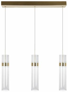 Светильник навесной Light Prestige Ambiente 3 LP-1510/3L GD, LED, 3000 - 6000 °К, 3 x 6 Вт, прозрачный цв. / золотой цв., 6 x 29 см