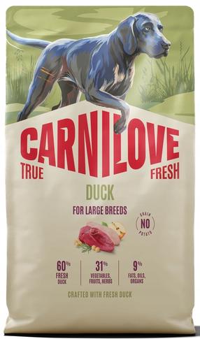 Kuiv koeratoit Carnilove True Fresh Large, pardiliha, 4 kg