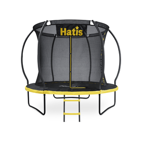 Batuts Hatis, 244 cm, ar drošības tiklu, ar kāpnēm