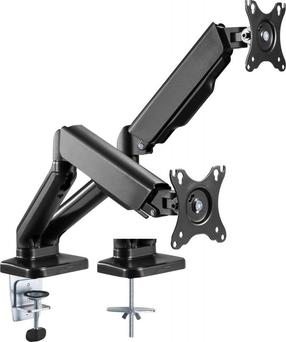 Настольный держатель для двух мониторов Techly ICA-LZD 462B, 17-32″, 9 кг