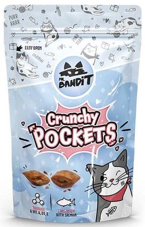 Лакомство для кошек Mr. Bandit Crunchy Pockets 9763, лосось, 0.04 кг