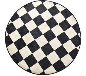 Vonios grindų kilimėlis Foutastic Dama 359CHL4232, įvairių spalvų, 100 cm x 100 cm, Ø 100 cm