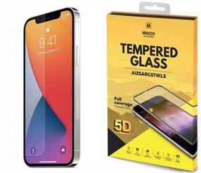 Telefono apsauginis stiklas Mocco For Apple iPhone 12 / 12 Pro Black, 9H