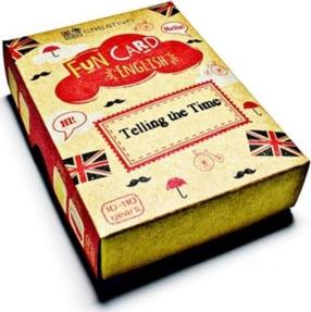 Kāršu spēle Creativo Fun Card English Telling the Time 381037, EN