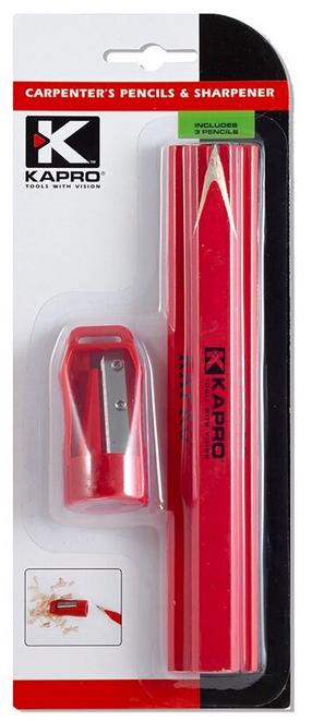 Puusepapliiats, pliiats pliiatsiteritajaga Kapro, hall v., 0.03 g, 2 tk
