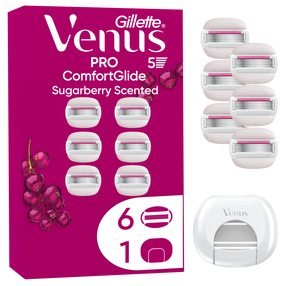 Skūšanās komplekts Gillette Venus Pro Comfortglide Sugarberry, 6 gab