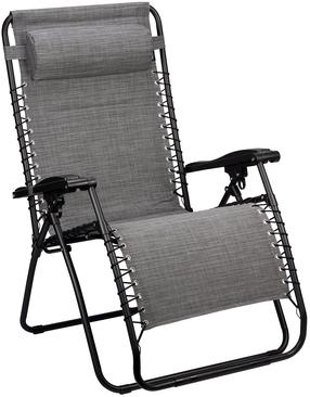 Lauko kėdė Abbey Chaise Longue XXL, pilka sp., 90 cm x 75 cm x 112 cm