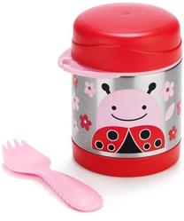 Termosas maistui Skip Hop Zoo Ladybird, 325 ml, 1 m., 8.8 cm, nerūdijantysis plienas, raudona sp.