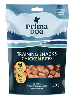 Gardums suņiem Prima Dog Training Snacks Chicken Bites, vistas gaļa, 0.05 kg