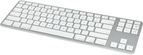 Belaidė kompiuterio klaviatūra Matias Aluminum Aluminum Tenkeyless for Mac, EN, sidabro sp.
