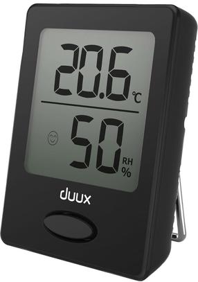 Iekštelpu termometrs Duux DXHM02, melna krās.