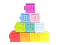 Kaladėlės Soft Sensory Blocks XL14738, 10 vnt.