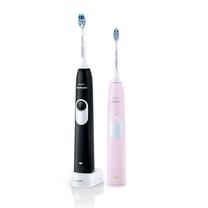 Elektrinis dantų šepetėlis Philips HX6232/41, juoda sp./rožinė sp.