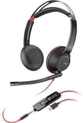 Juhtmega kõrvaklapid Plantronics Blackwire 5220 USB C, must v.
