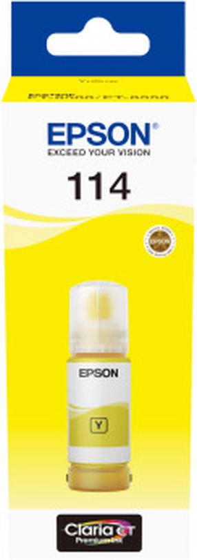 Tonerių kasetė Epson 114 EcoTank (C13T07B440), geltona sp., 70 ml