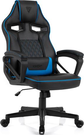 Игровой стул SENSE7 Knight, 60 x 68 x 110 - 119 см, синий цв./черный цв.