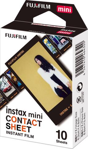 Momentfoto filmiņas Fujifilm Instax Mini Contact Sheet, kadru sk. 10