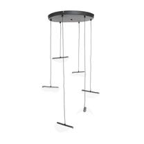 Šviestuvas kabinamas Domoletti MILALI MD914028, LED, 3000 - 6500 °K, 6 x 6 W, juoda sp. / juoda sp.