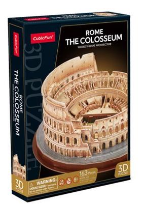 3D dėlionė Cubicfun Rome The Colosseum MC279H, 37.4 cm x 34 cm, 163 vnt., ruda sp.