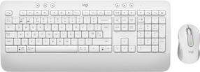 Belaidis klaviatūros ir pelės komplektas Logitech MK650, DE, balta sp.