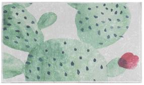 Vonios grindų kilimėlis Foutastic Green, balta sp./žalia sp., 60 cm x 40 cm