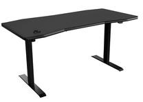 Kompiuterinių žaidimų stalas reguliuojamo aukščio Nitro Concepts Tisch D16E NC-GP-DK-008, 71 cm x 160 cm, 80 - 121 cm, juoda sp.