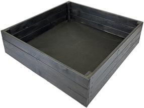 Pakelta lysvė Grey, 100 cm x 100 cm x 27 cm