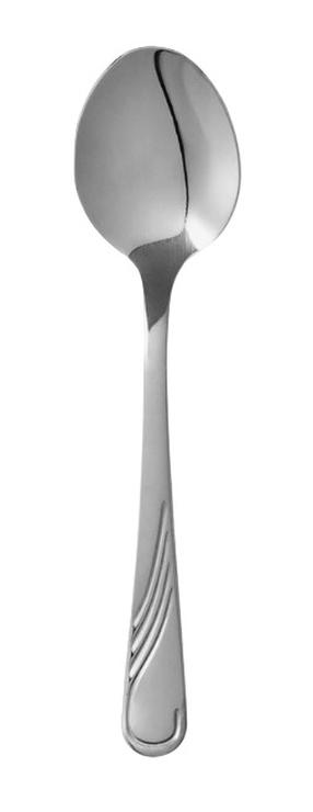 Desertinis šaukštelis Ambition Napoli 28600, nerūdijantysis plienas, sidabro sp., 3 vnt., 12 cm
