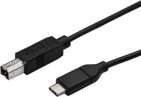 Kabelis StarTech USB-C to USB-B USB-C, USB 2.0 B male, melna krās.