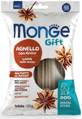 Skanėstas šunims Monge Dental Stick Lamb with Anise, ėriena, 0.12 kg