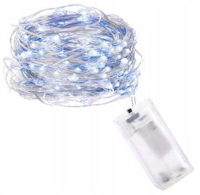 Spuldzīšu virtenes MicroLED "Smart", 1.9 m, auksti balta / zila krās., 20 LED