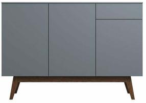 Шкафчики Elme Studios Juva, синий цв./серый цв., 45 см x 117 см x 94 см