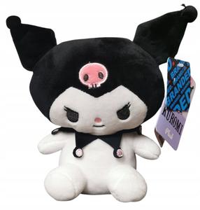 Mīkstā rotaļlieta Hello Kitty Kuromi Melody, balta krās./melna krās., 18 cm