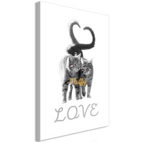 Репродукция Artgeist Fluffy Love KR33, 40 см x 60 см