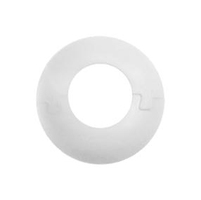 Окончание плинтуса Cezar Rosette, 5.75 см x 2.82 см x 5.75 см, белый цв.