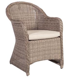 Lauko krėslas Home4you Toscana, šviesiai ruda sp., 60 cm x 69 cm x 86 cm