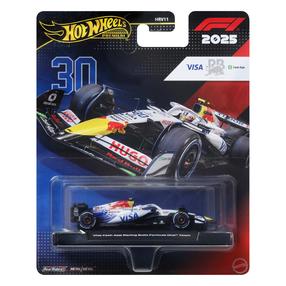  Rotaļlieta automašīna Mattel Hot Wheels Visa Cash App Racing Bulls 2025 Formula 1® Team 30 JKD79, 1:64, zila krās./balta krās./sarkana krās.
