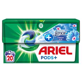 Kapsulas mazgāšanai Ariel Fresh Air, 20 gab.