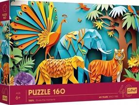 Пазл Trefl Paper Art Jungle 40051, 27.5 см x 41 см, 160 шт., многоцветный