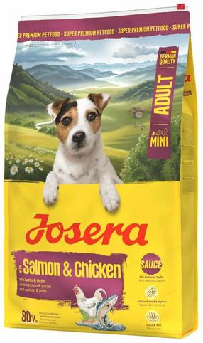 Sausas šunų maistas Josera Mini Adult Salmon & Chicken, vištiena, 10 kg