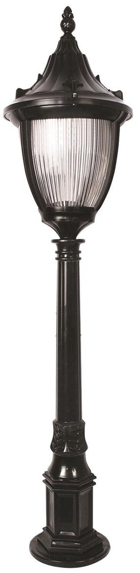 Pastatomas lauko šviestuvas Opviq BSU-68186-BSY-M1-B, 60W, E27, IP65, juoda sp., 30 cm x 105 cm