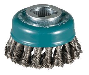 Diskveida stiepļu birste Makita X-LOCK, 80 mm